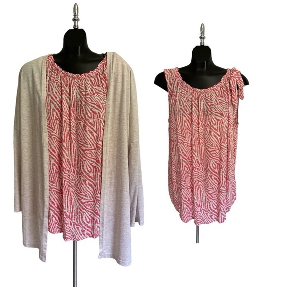 Women’s Cardigan & Top Summer Duo Size XL - Picture 1 of 9